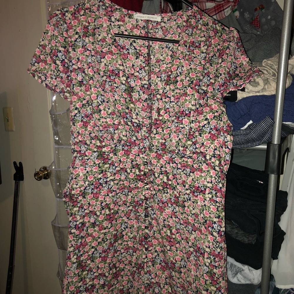 Honey Punch Flower Romper